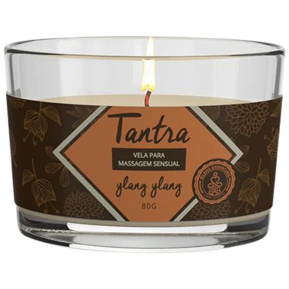 Vela Para Massagem Sensual Tantra Ylang Ylang - 80G