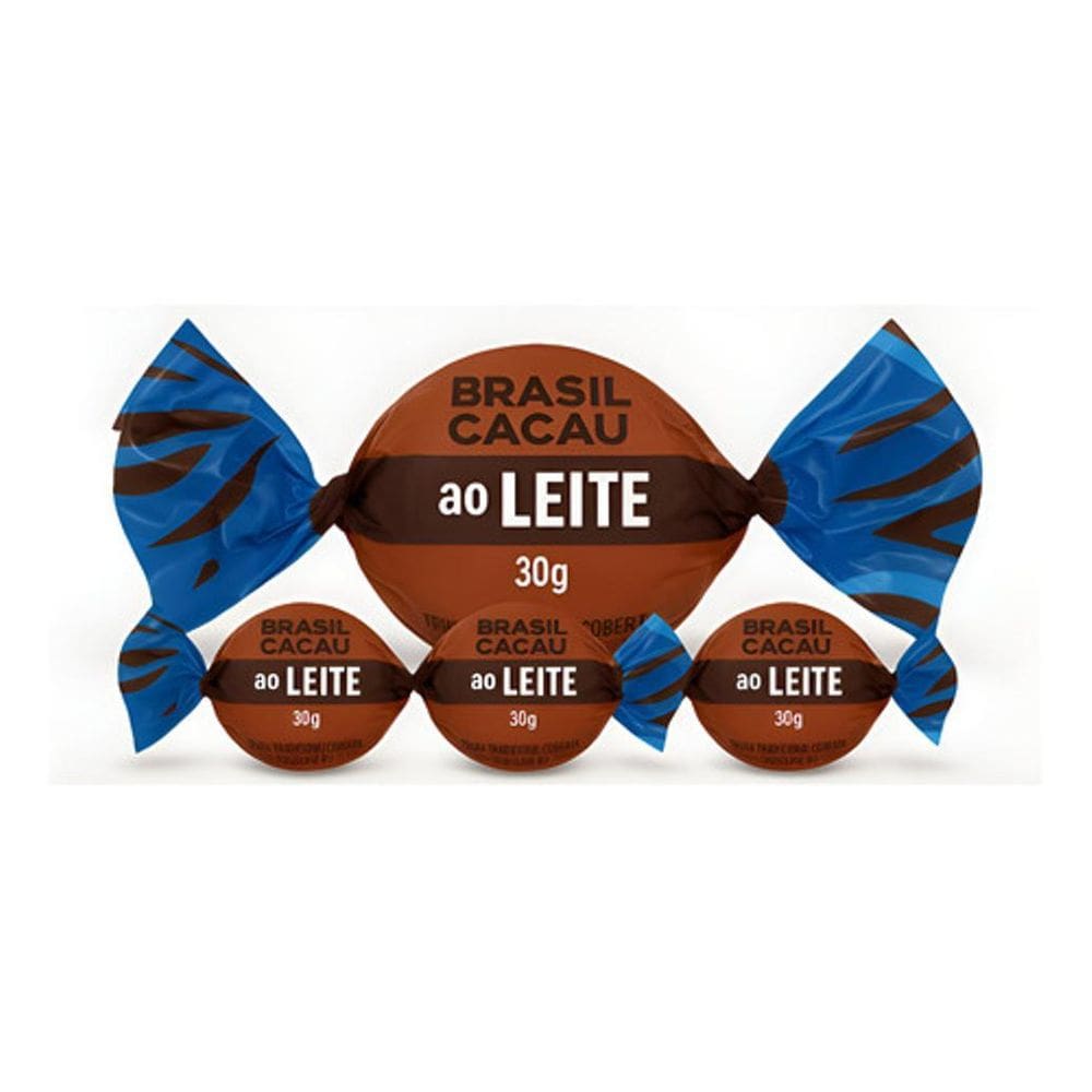 Kit 3 Trufas Chocolate Ao Leite Tradicional Brasil Cacau