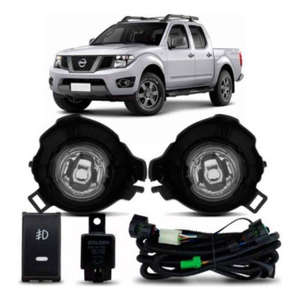 Kit Farol Milha Auxiliar Neblina Frontier 2007 À 2013 Novo