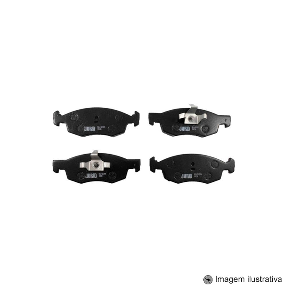 Pastilha de Freio Dianteira Doblo 1.4 / 1.8 10 / ... Grand Siena 1.6 16V 13 / ... Punto 10 / ... com alarme sonono