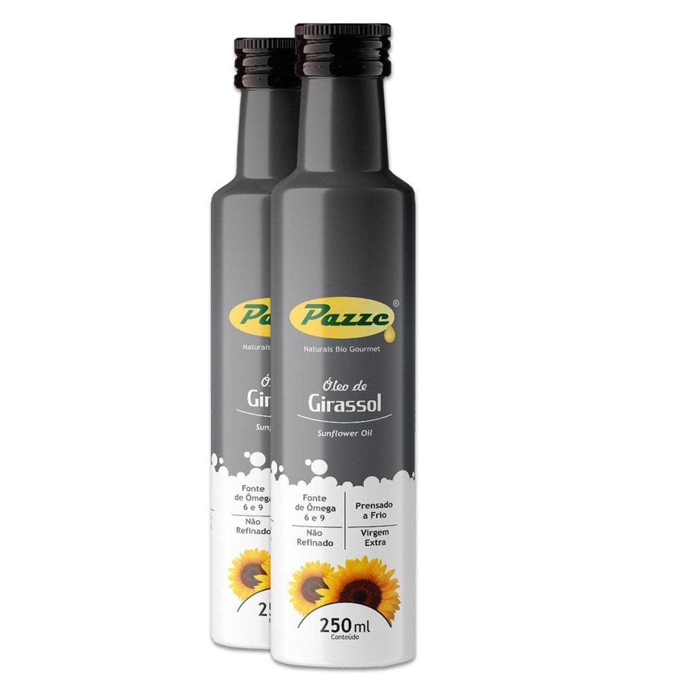 Kit 2 Óleo De Girassol Pazze 250 Ml