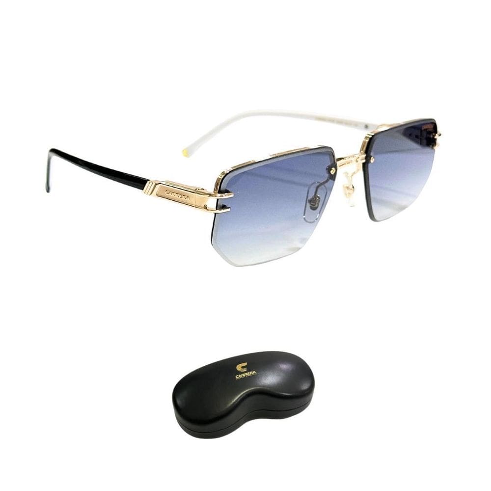 Óculos De Sol Carrera 1070S 80S 6008 S Black Gold Blue