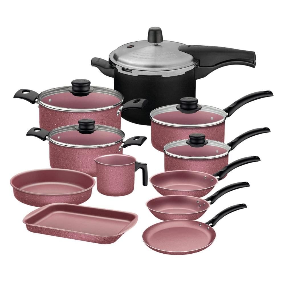 Jogo de Panelas 11 Peças com Panela Pressão Tramontina