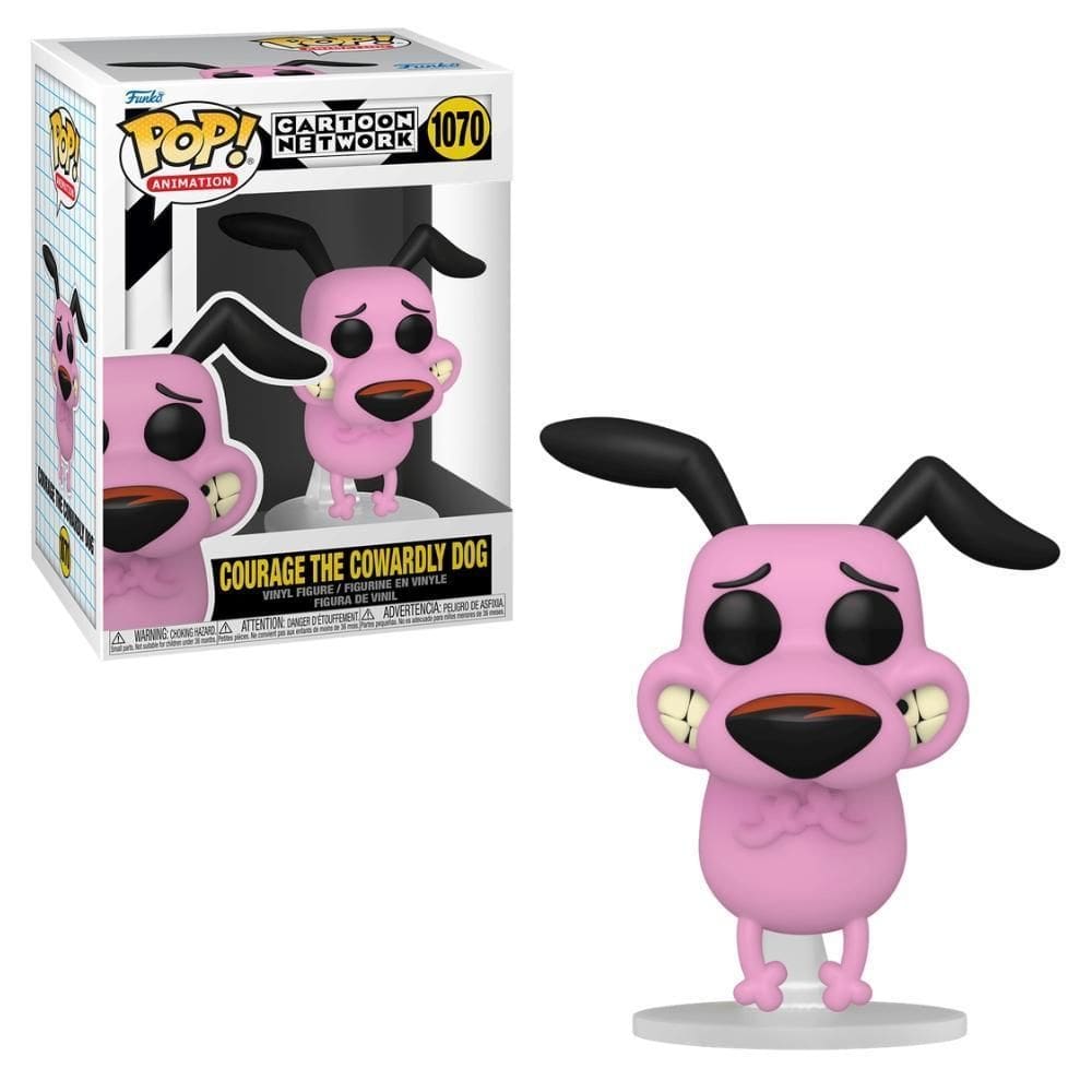Boneco Funko Pop Cartoon Network - Coragem O Cão Covarde