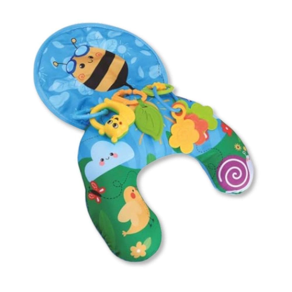 Almofadinha Conforto Bebê Interativo Com Mordedores Abelha