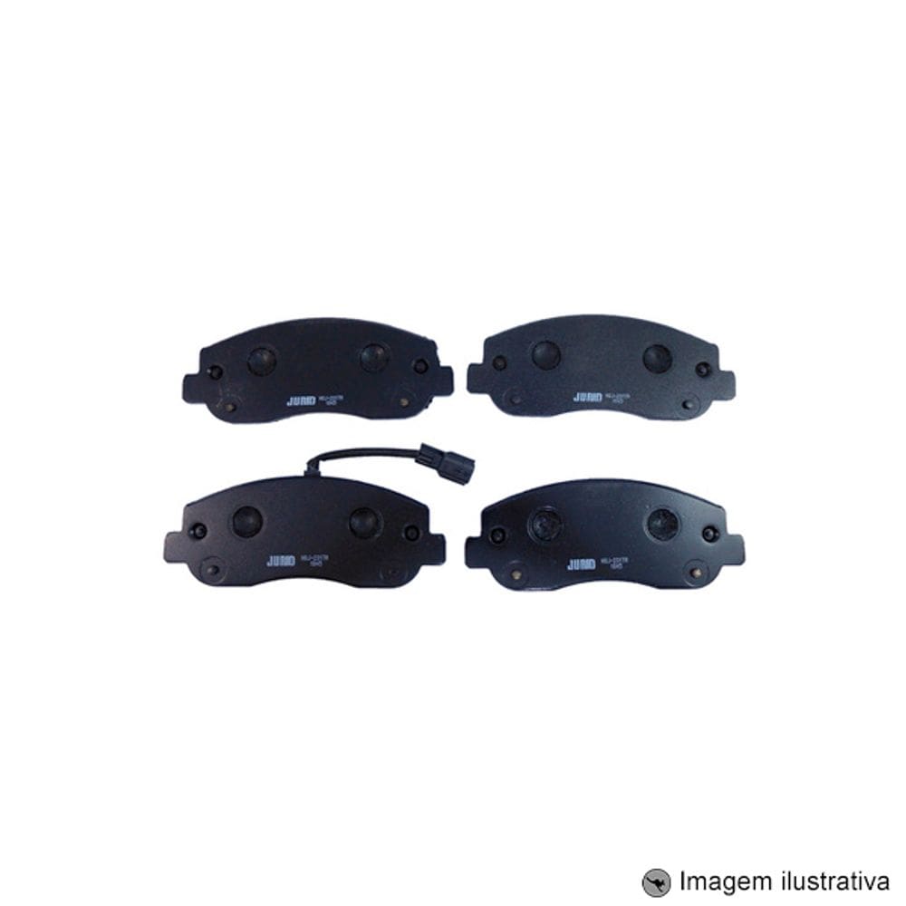 Pastilha de Freio Dianteira Master 2.3 CDI 13 / ... Sistema Brembo com alarme sonono