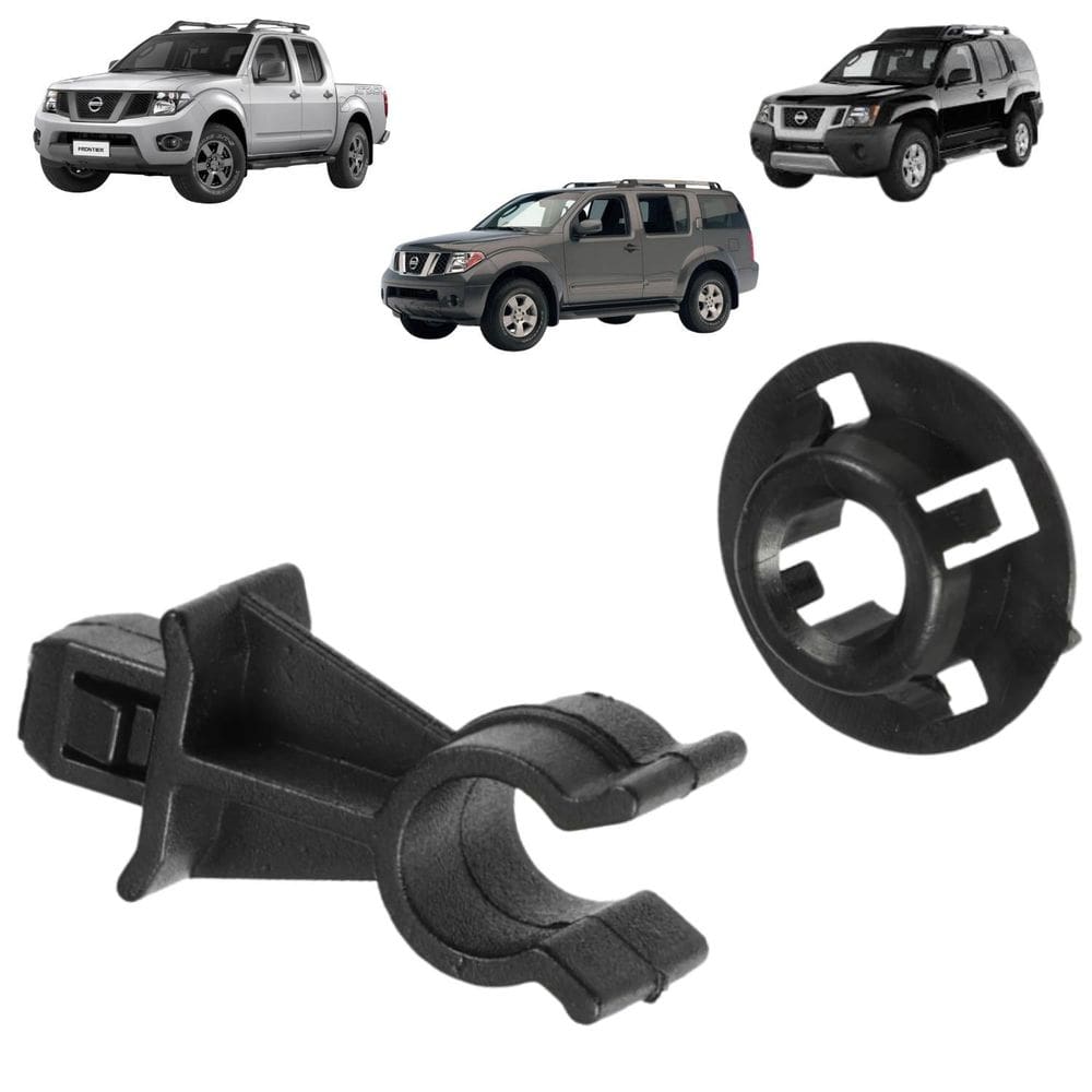 Bucha E Trava Grampo Gancho Capo Nissan Frontier Pathfinder