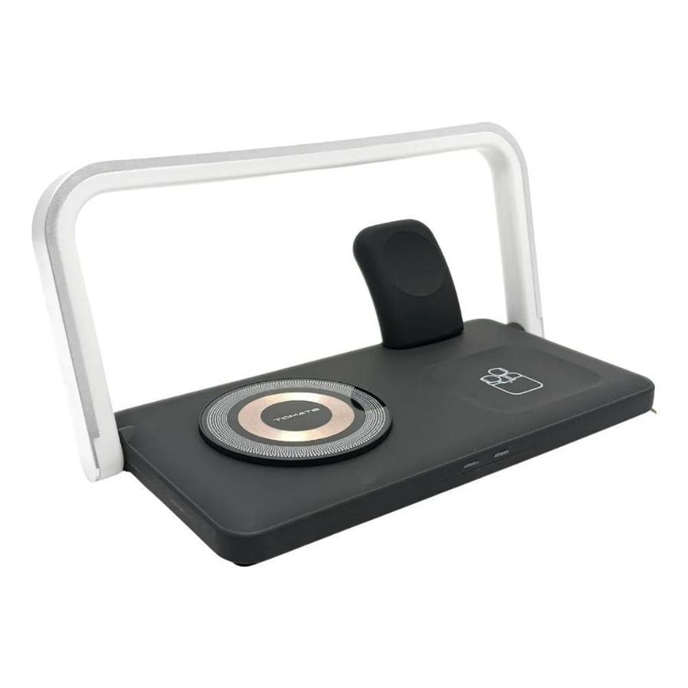 Base Carregadora 3 Em 1 Com Led Noturno Bivolt