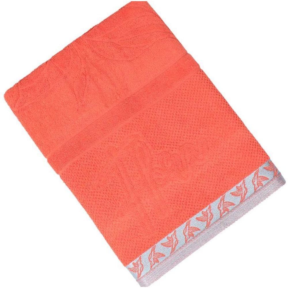 Toalha De Praia Gigante Jacquard Hibisco Atlântica