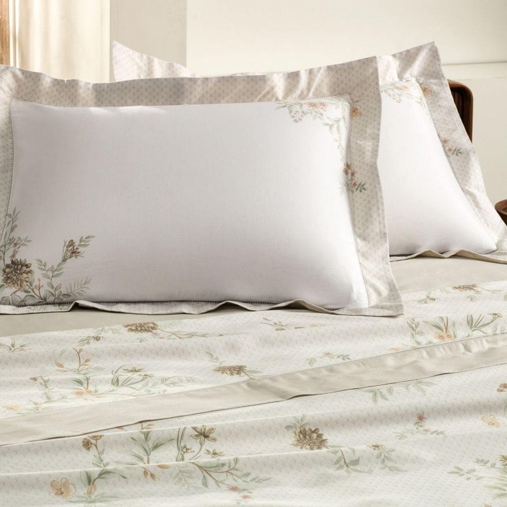 Jogo De Cama Queen 300 Fios Altenburg 04 Peças Floraline