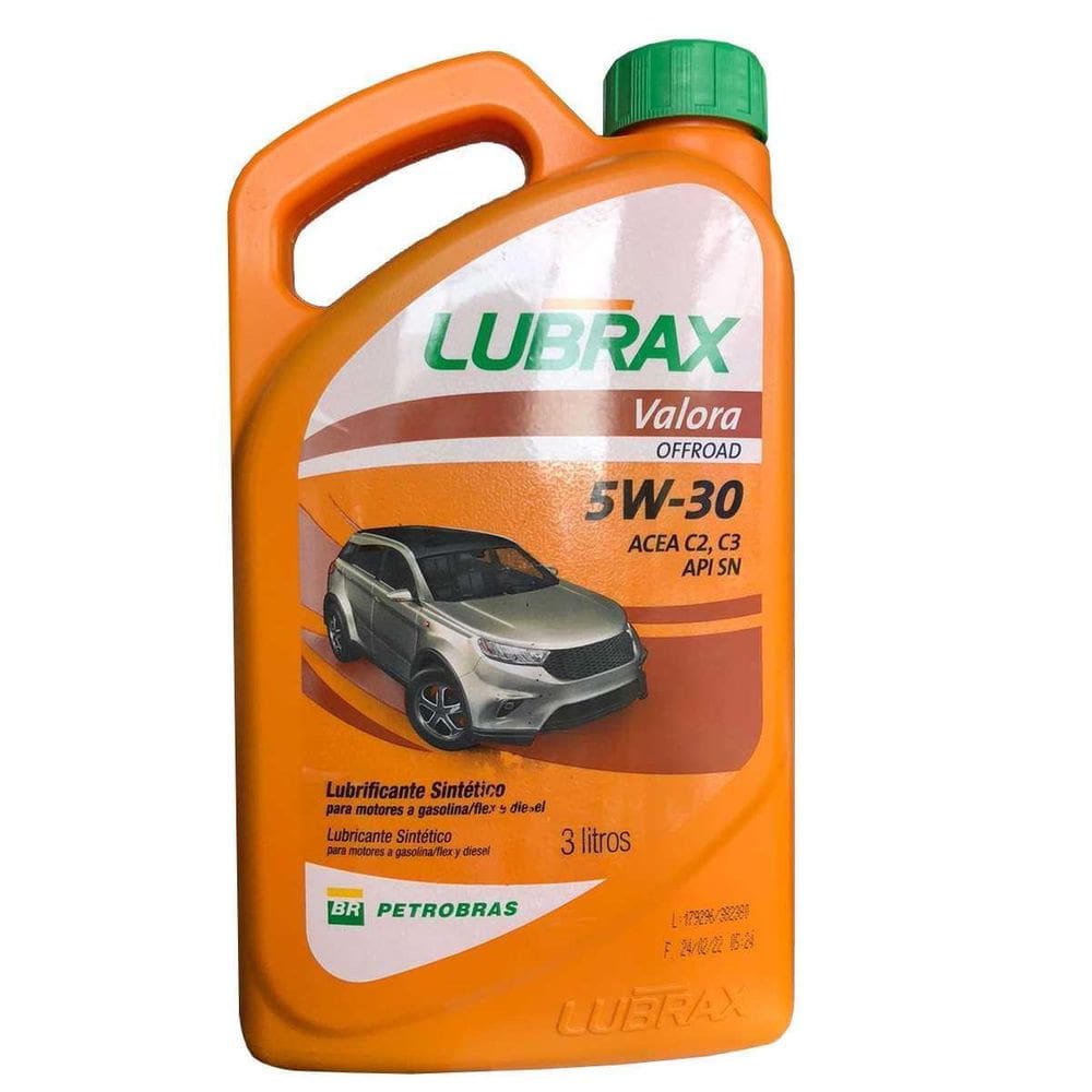Valora Offroad 5W30 Sn 3L - Lubrax