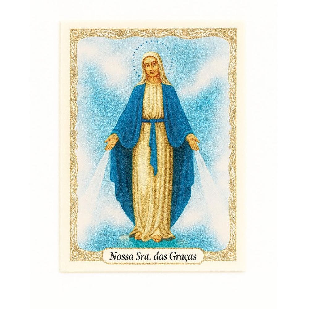 Folheto De Orações Santos Da Fé 6 Cm 100 Unidade