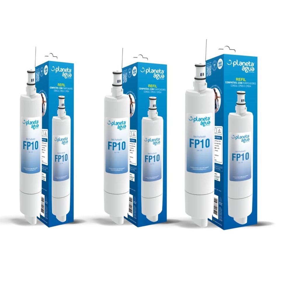 Kit 3 Refis Purificadores Planeta Água Consul
