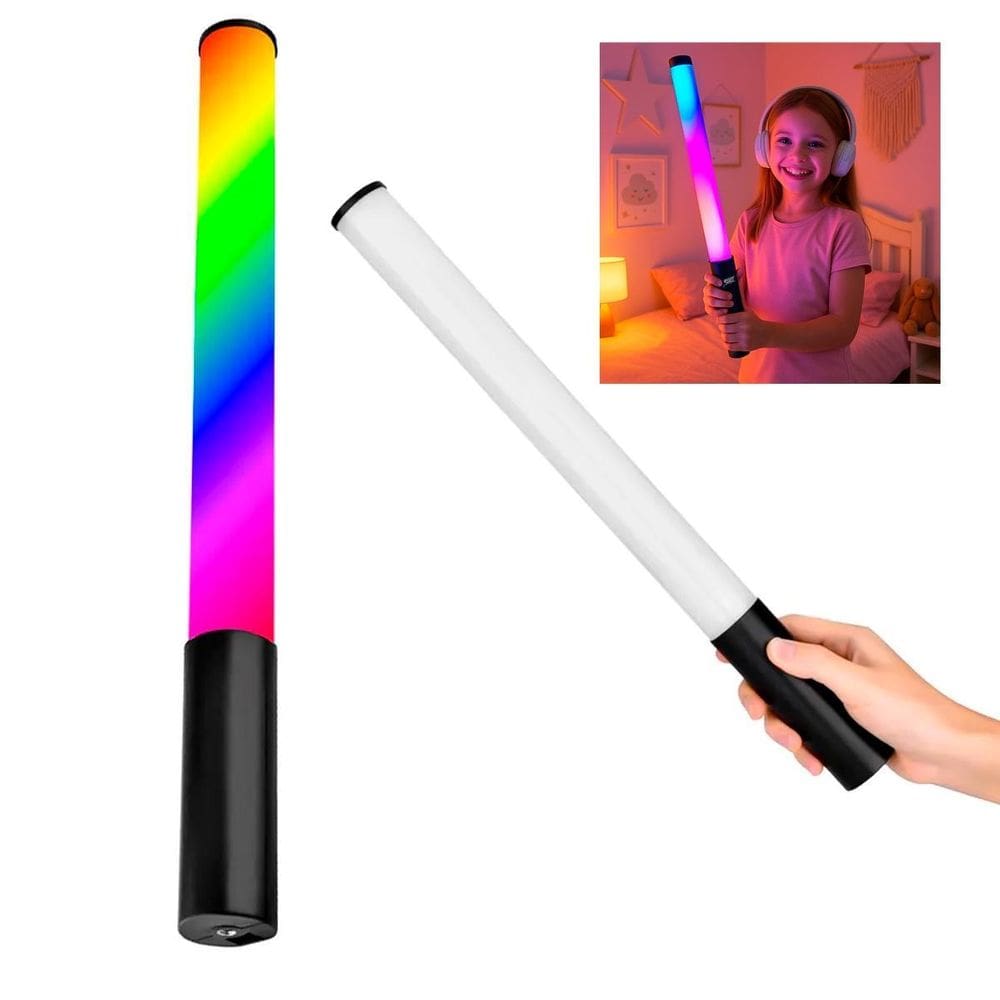 Bastão Led Rgb Recarregável Para Fotos E Vídeos
