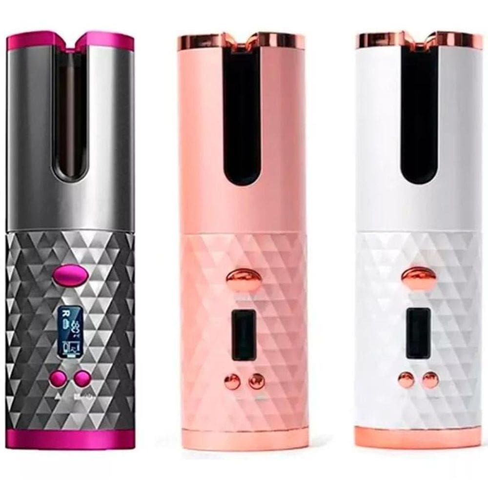 Modelador Cachos Sem Fio Enrolar Cabelo Portátil Carrega Usb