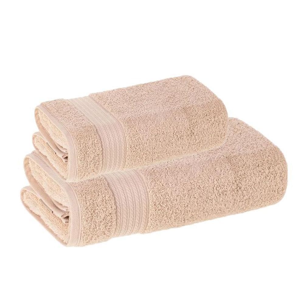 Kit Toalha De Banho Gigante E Rosto 2Pç Magna 600G/M Karsten