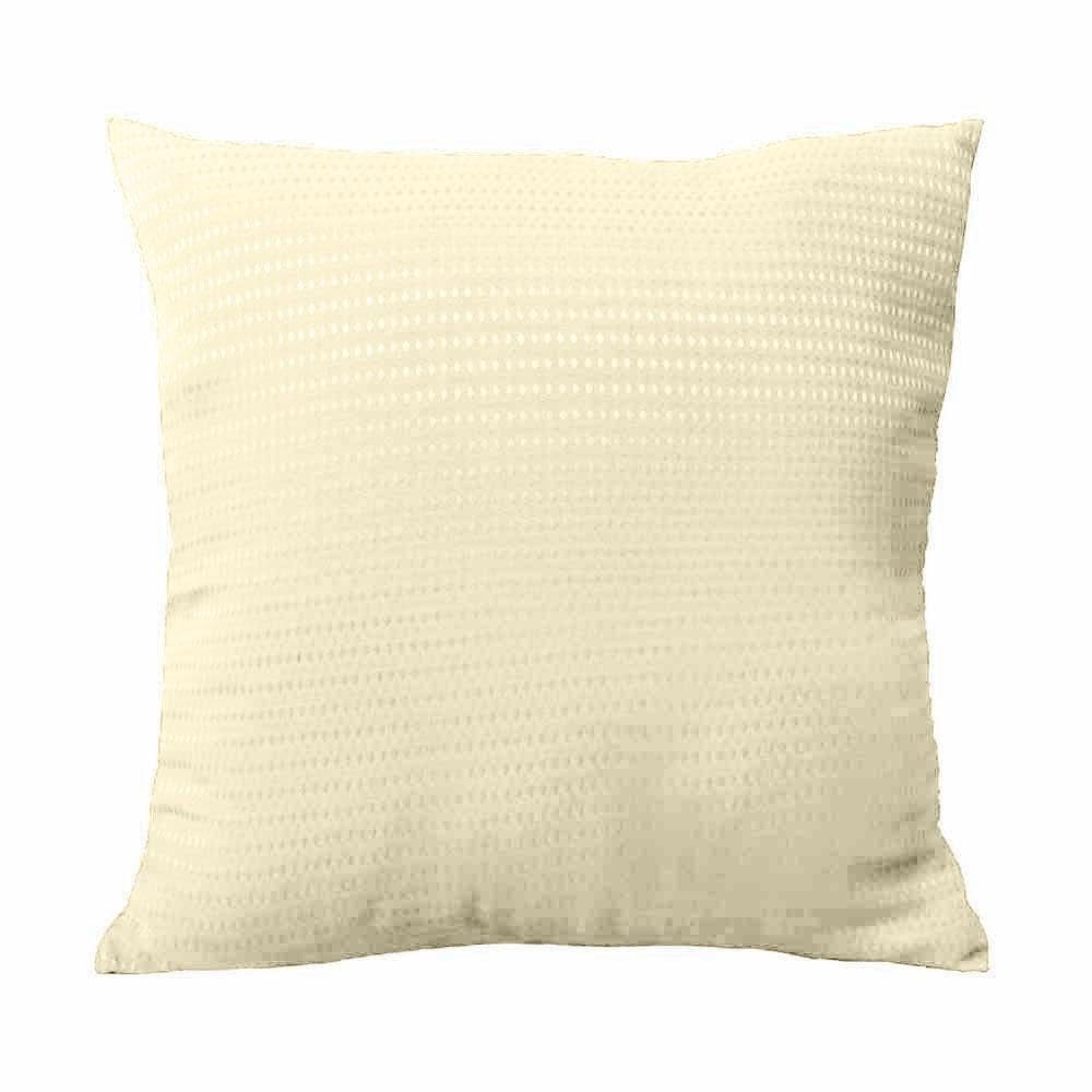 Jogo 4 Capa Almofada Decorativa Piquet 45X45 Zíper Invisível