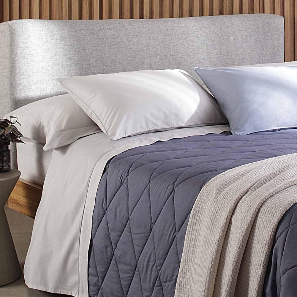 Jogo Cama King 180 Fios Basic Percalle Bege Buddemeyer