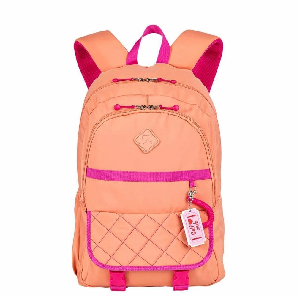 Mochila 2 Compartimentos Sestini Lover Laranja - Pêssego