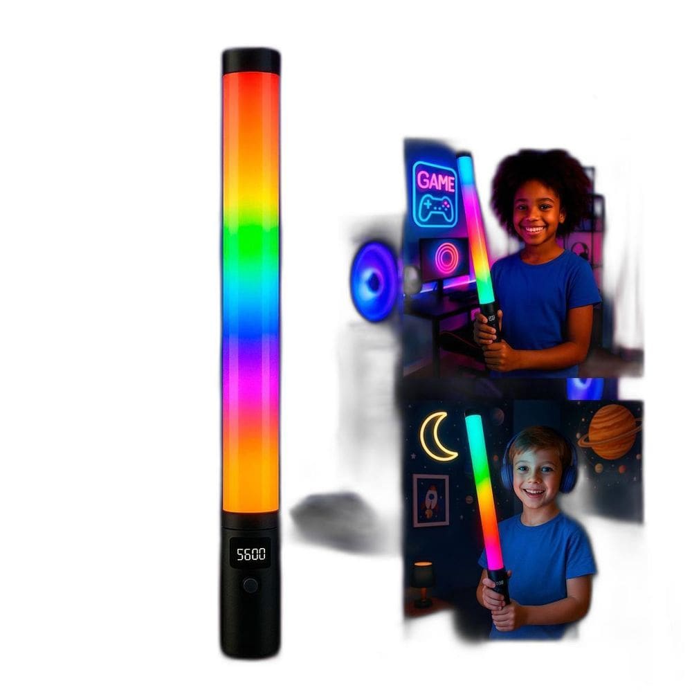 Bastão Led Iluminador Com Alta Potência E Cores