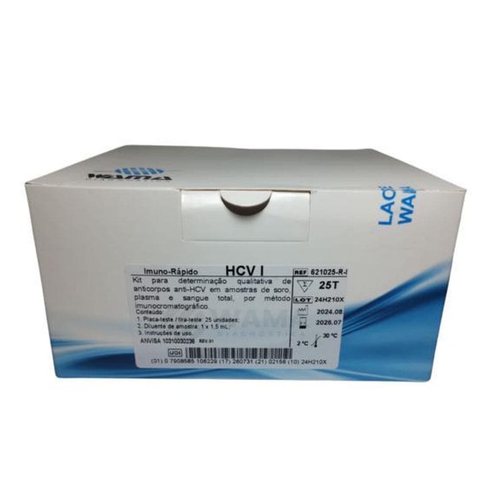Imunorapido Hcv I 25 Testes - Wama