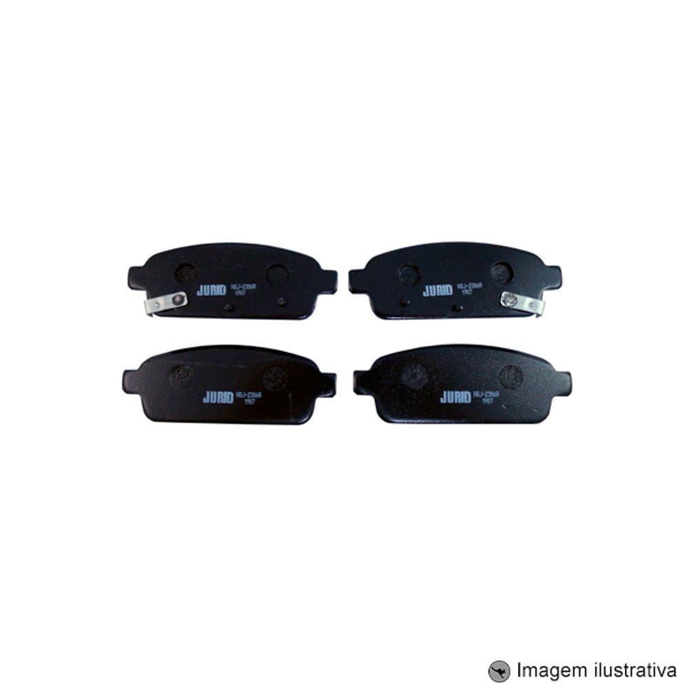 Pastilha de Freio Traseira Cruze LT / LTZ 1.8 16V 2012 ... com alarme sonono