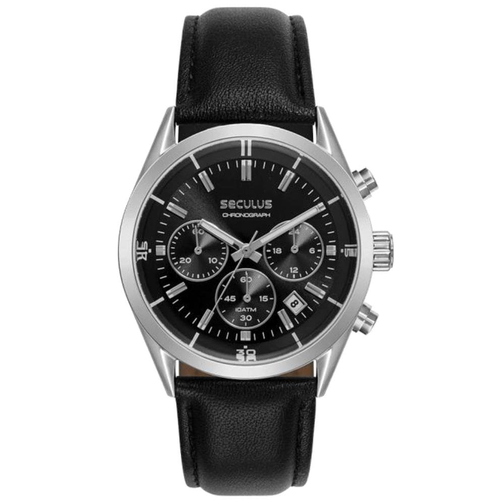 Relógio Seculus Cronógrafo 77339G0Svnc1 Vidro Abaulado