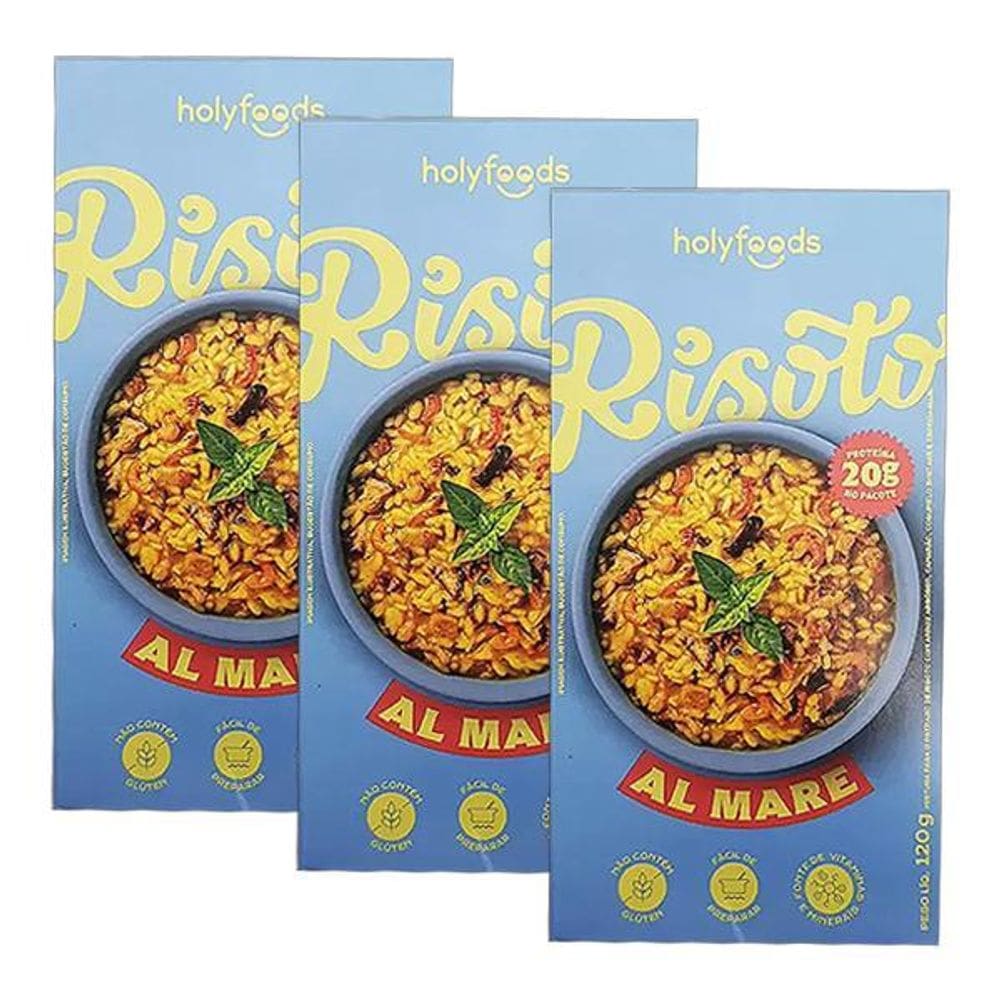 Kit 3X: Risoto Proteico Al Mare Hoysoup 120G