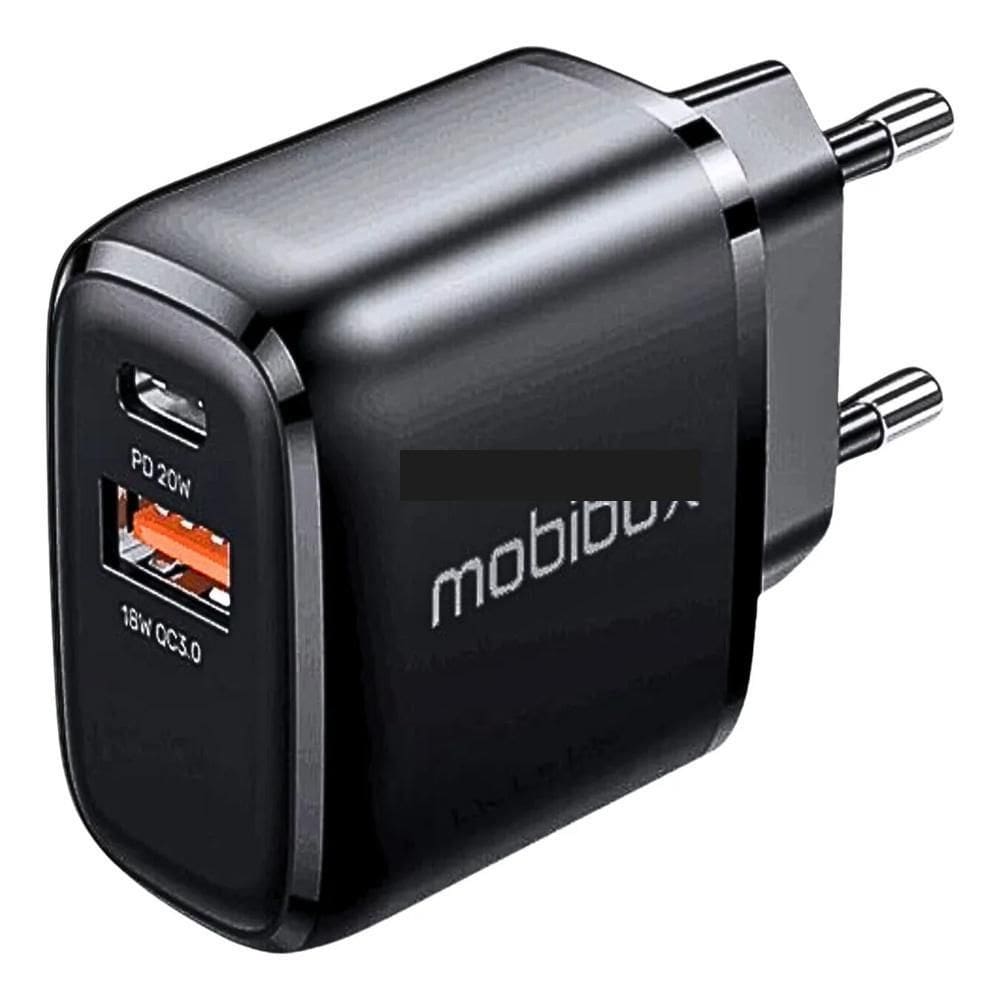 Fonte Usb Preta Modo Turbo Para Carregamento Rápido