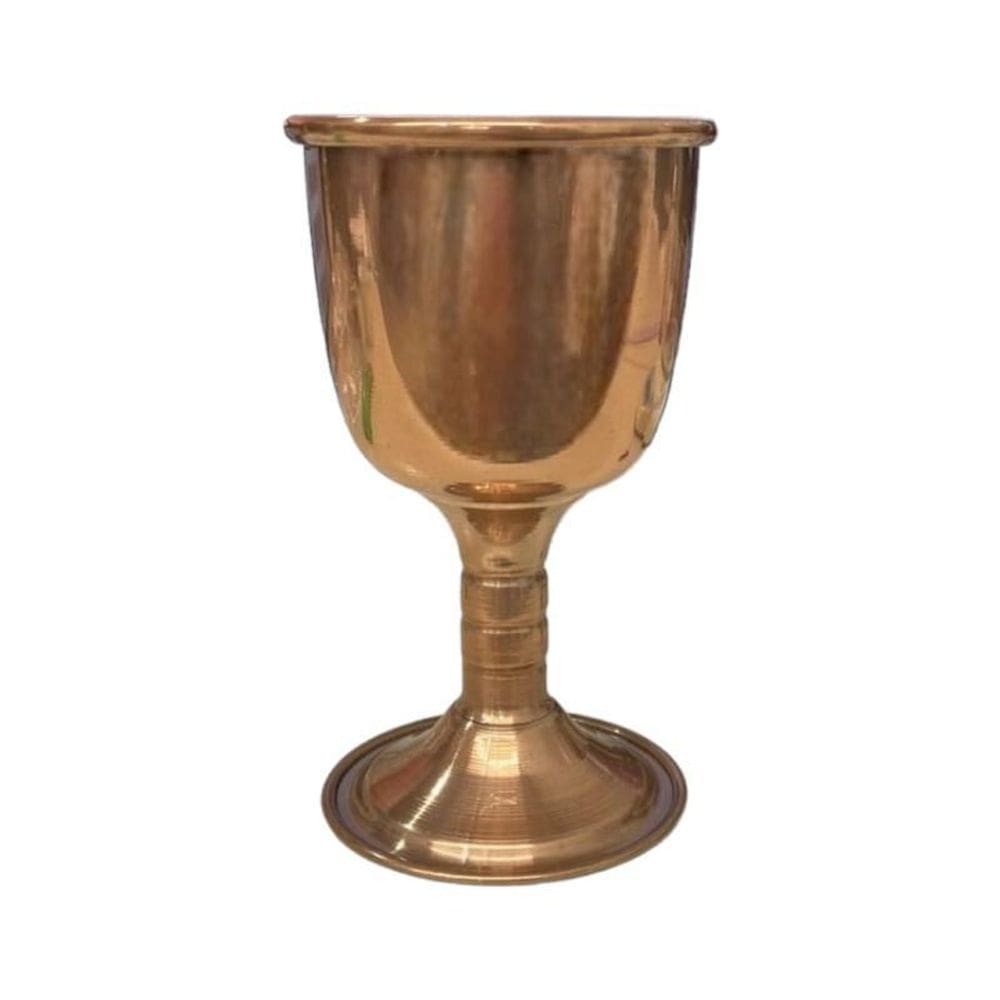 Cálice Ritual Em Alumínio Pintado 14Cm 200 Ml-Escolha A Cor