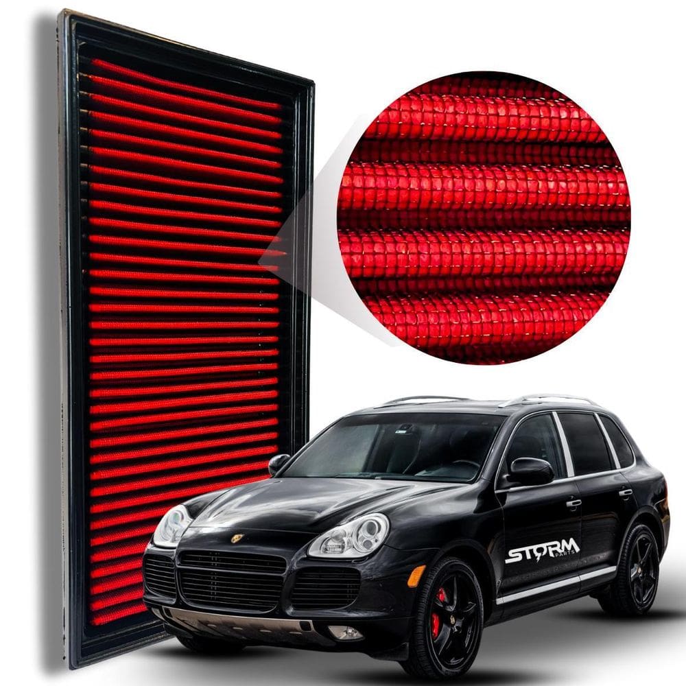 Filtro Ar Esportivo Porche Cayenne 4.5 V8 Turbo 2003 A 2007