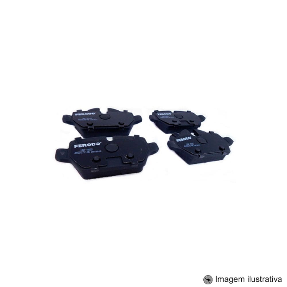 Pastilha de Freio Traseira Serie 1 ( 116I / 118I / 120I ) 09-04 / ... sem Alarme com Anti Ruido