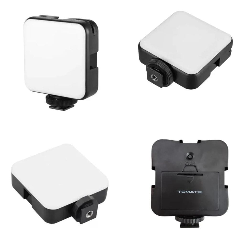 Luz De Vídeo Portátil Led 5600K Com Sapata Universal