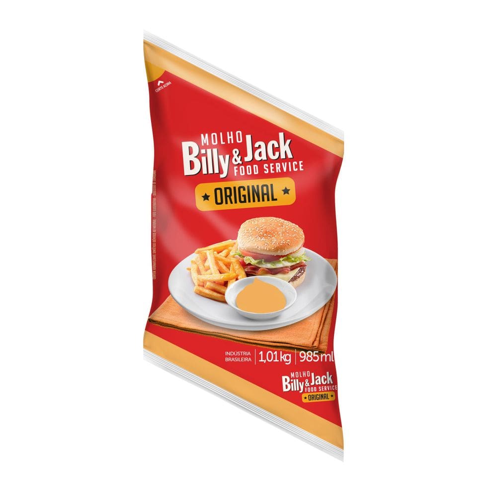 Molho  Billy Jack Bag 6 X 1,01Kg - Ki Sabor