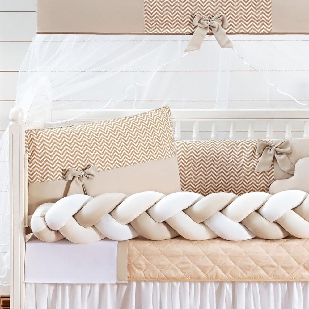 Kit De Berco Masculino Protetor De Berço Menino Ternura 200 Fios