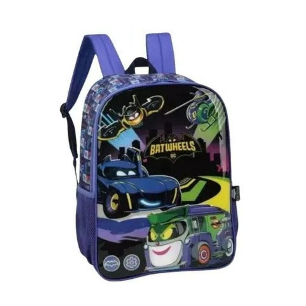 Mochila De Costas Escolar Infantil Batwheels