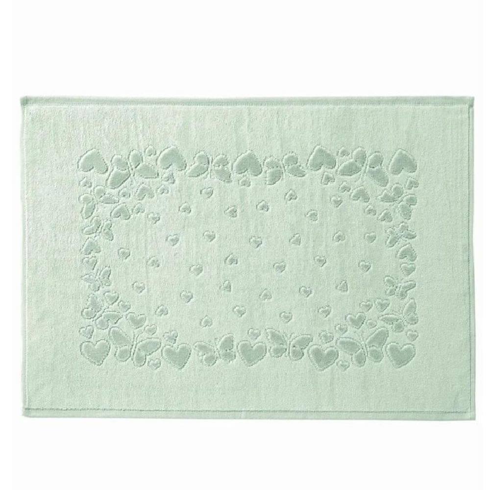 Toalha Piso Romance 70X50Cm Verde Dohler