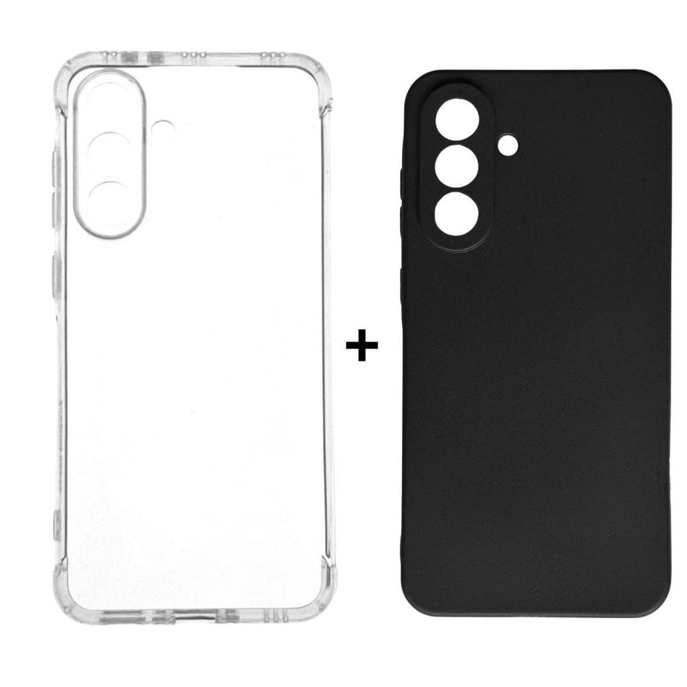 Kit Capa Case Colorida + Capinha Transparente Samsung A56
