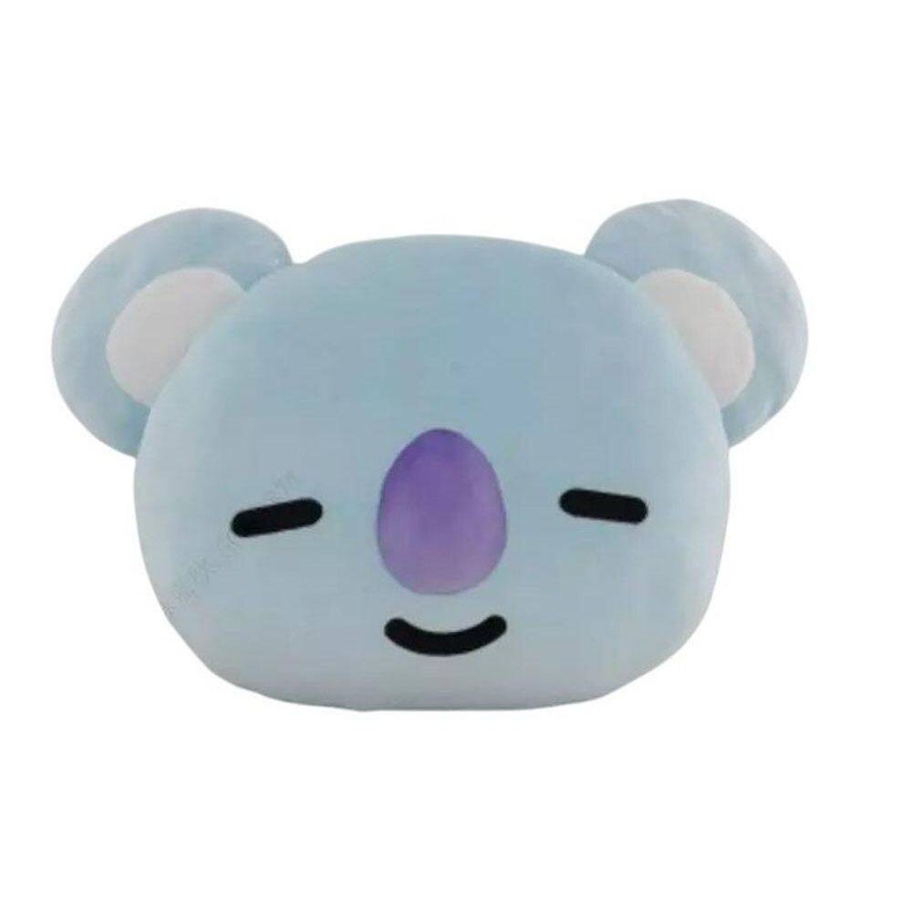 Manta Almofada Infantil Personagens Bt21 - Azul Claro