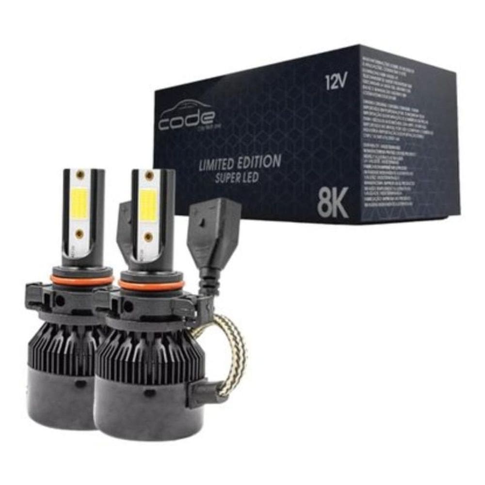 Kit Lâmpada Automotiva Led 12V 8000K H16 Code