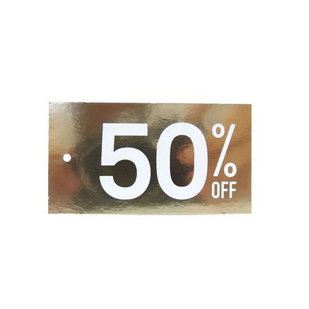 200 Etiquetas Tag De Desconto 50% Off