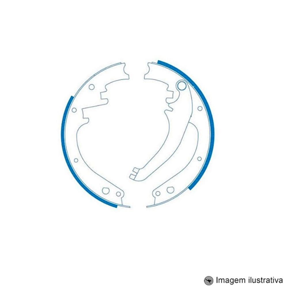 Sapata de Freio Traseira S10 4X4C 95 / 11 Blazer 4C 95