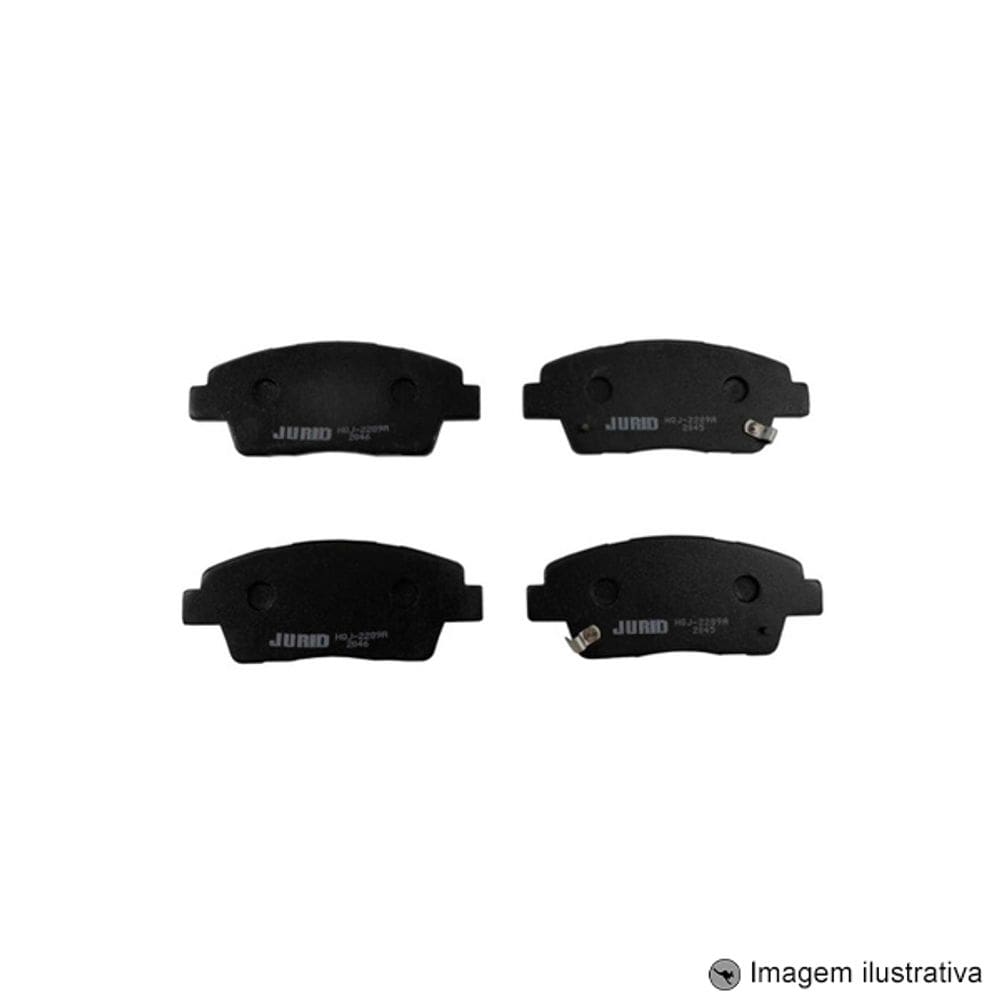 Pastilha de Freio Dianteira Hb20 1.0 Confort 12 / ... com alarme sonono