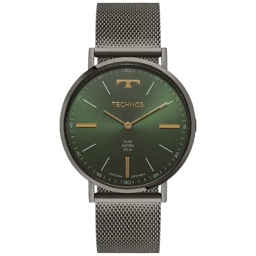 Relógio Technos Slim 2025Lul/1V Grafite Masculino