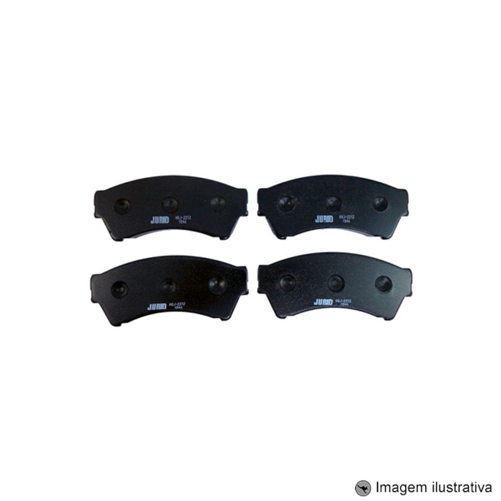 Pastilha de Freio Dianteira Fusion Todos 06 / ... sem Alarme