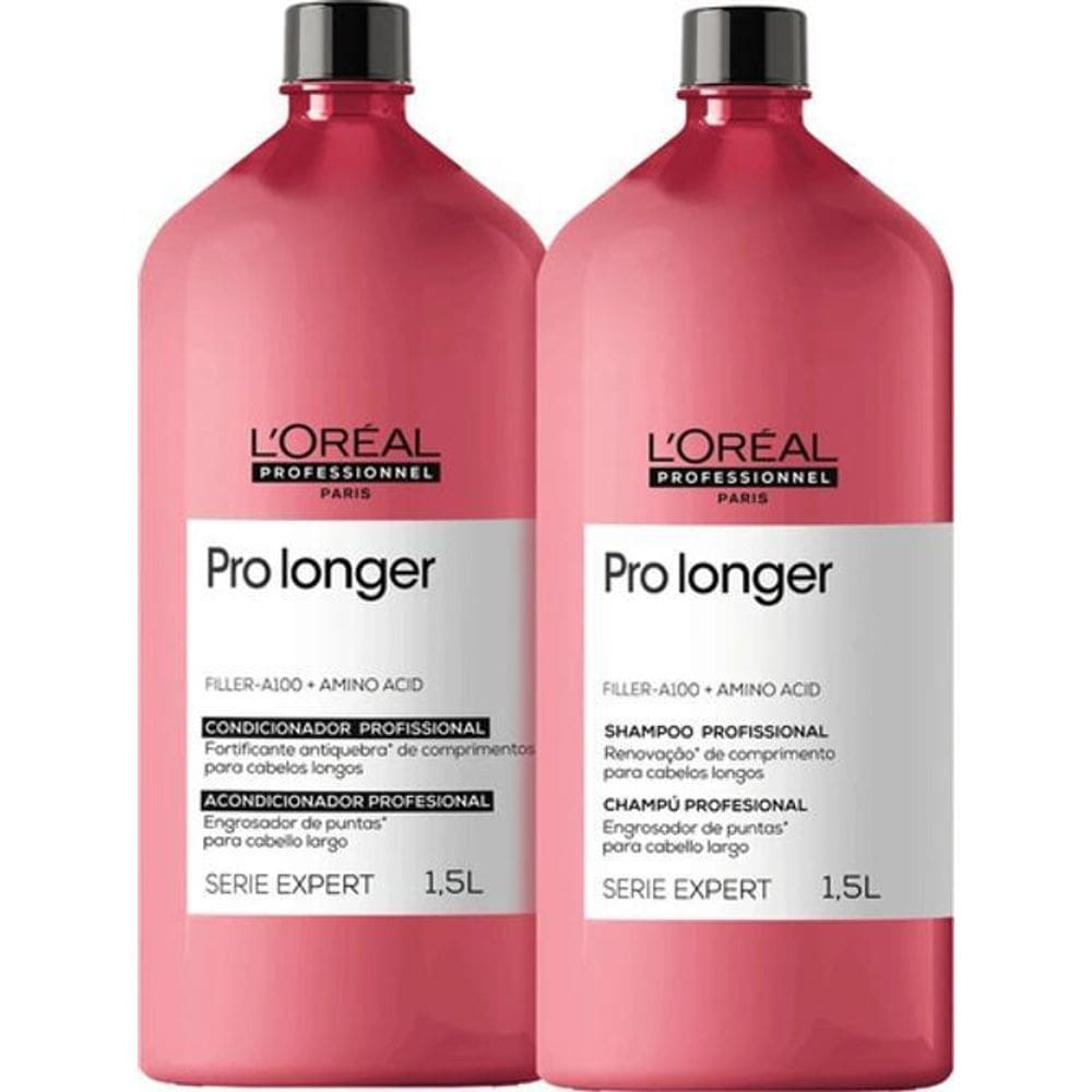 Loreal Pro Longer Kit Shampoo 1500Ml + Condicionador 1500Ml