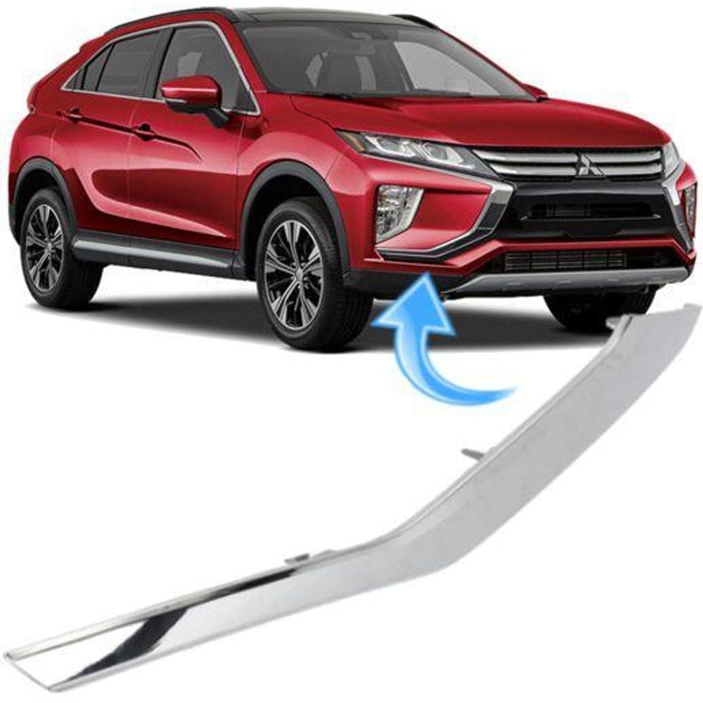 Moldura Inferior Parachoque Eclipse Cross 2018 À 2022 - Dir