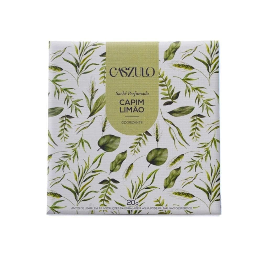 Sachê Perfumado Capim Limão 20G Caszulo
