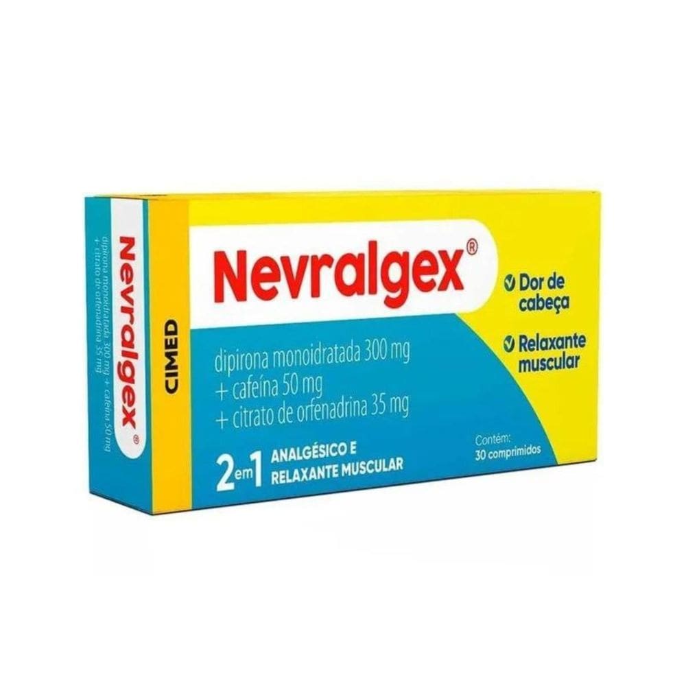 Nevralgex 30+300+30Mg Caixa Com 20 Comprimidos Revestidos