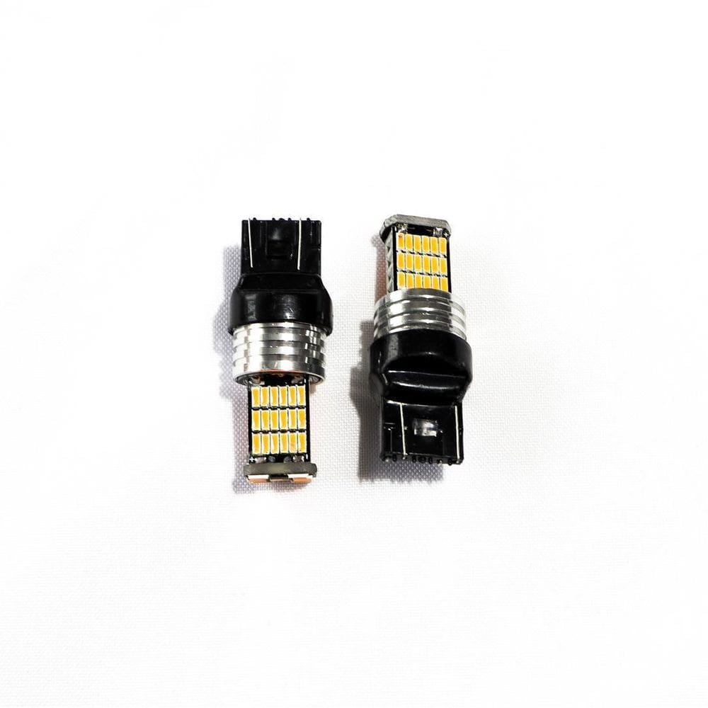 Lâmpada Led 7443 W21W/5W Premium Canbus Âmbar  Par